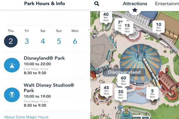 Disneyland Paris dicas para mexer no aplicativo