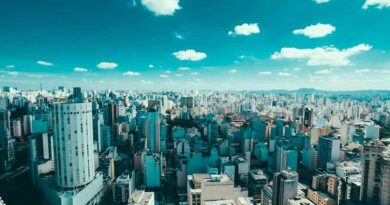 Foto panorâmica dos predios da cidade de São Paulo