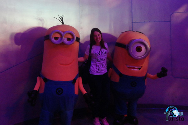 Dois Minions na foto junto comigo