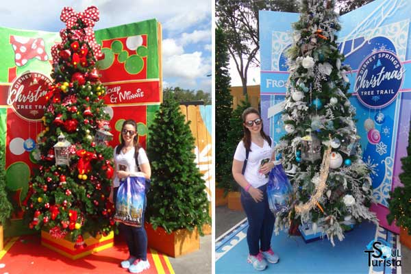 Trilha de Árvores de Natal em Disney Springs - Soul Turista
