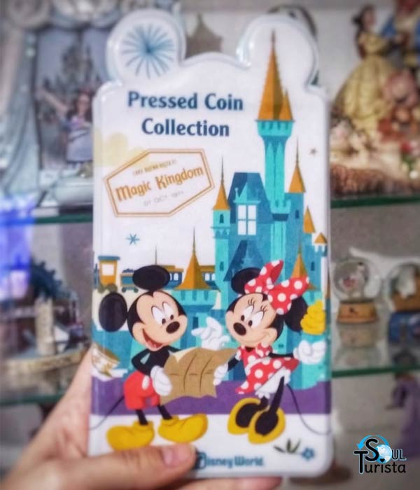 Meu álbum de coleção oficial da Disney de pressed coins