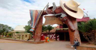 Chapeu do Beto Carrero na atração em homenagem a sua memória no Parque Beto Carrero World