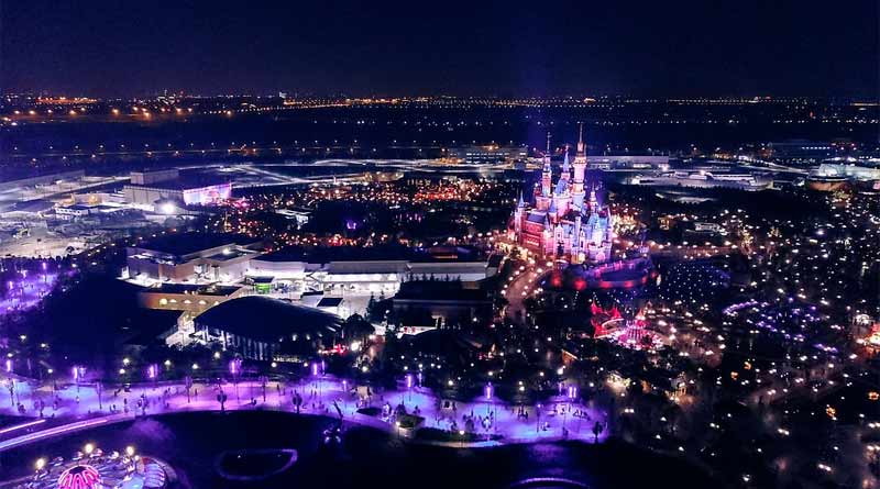 Vista aérea da cidade de Orlando