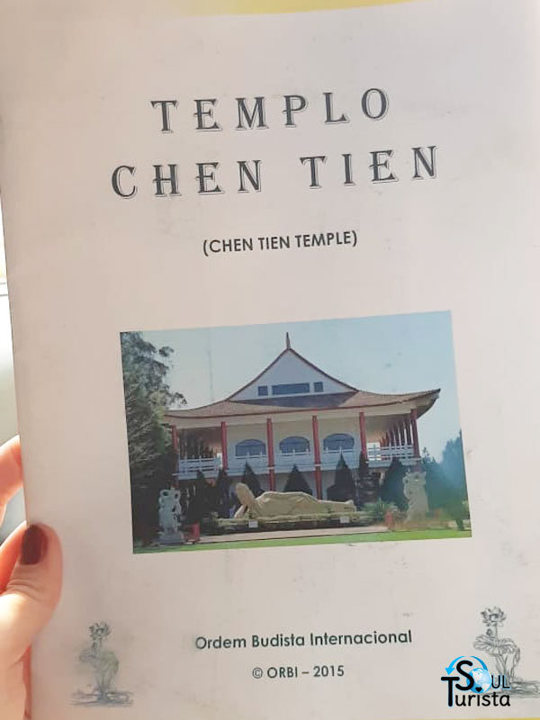 Capa do livro explicativo do Templo Budista Chen Tien