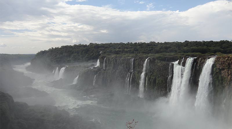 Iguazu Falls em Puerto Iguazu lado argentino das Cataratas do Iguaçu