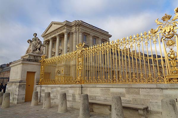 Entrada do Palacio de Versalhes