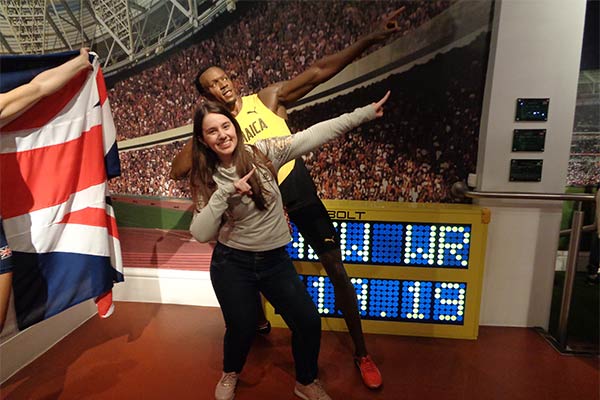 Estátua do Usain Bolt no Madame Tussauds Londres